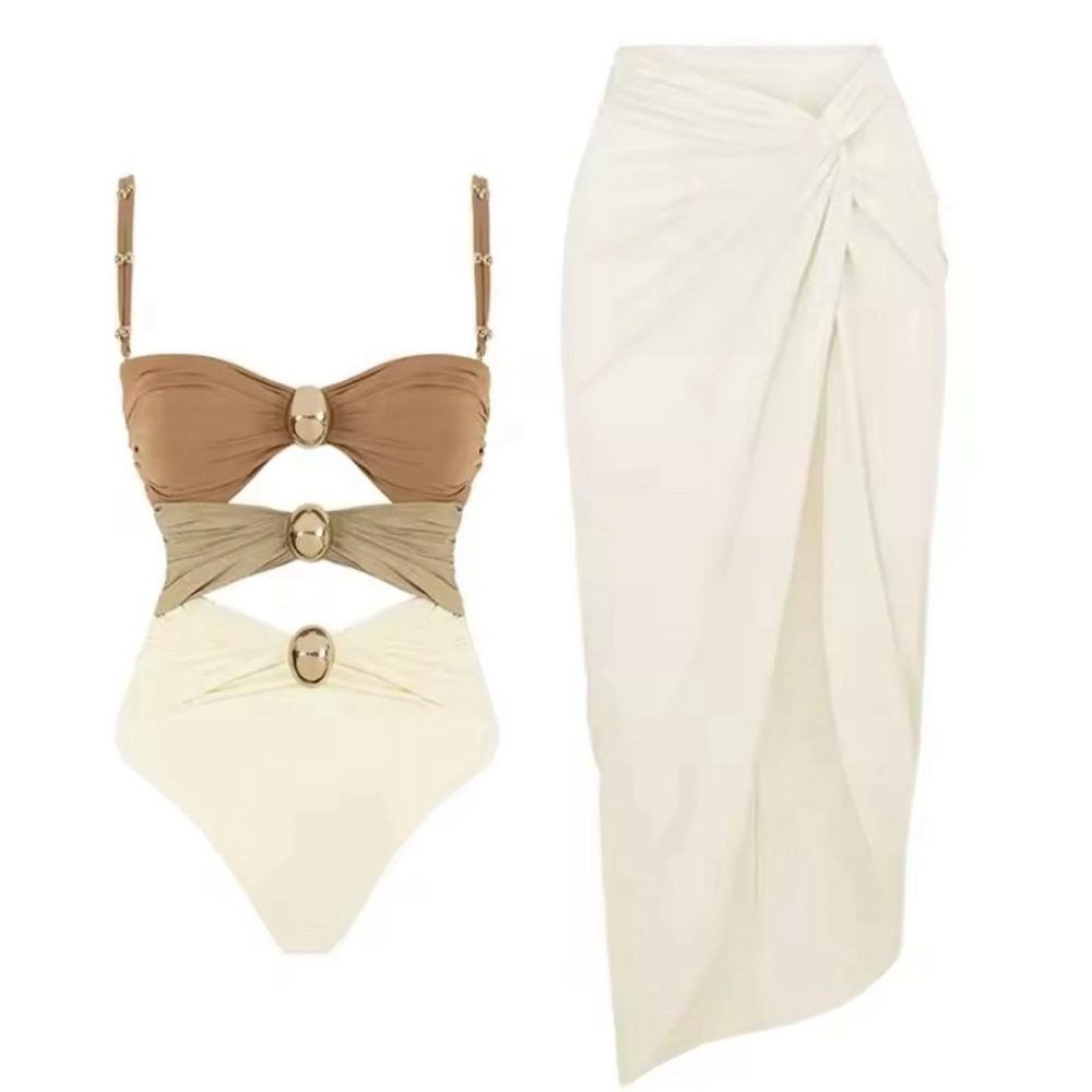 Swimsuit and coverup